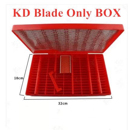 Red Keyblade Storage Box - Fits 144 Blades