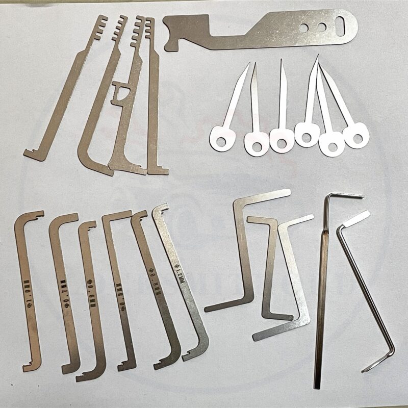 LOCKSMITHOBD Tension Wrenches / Turning Tools Set /Tension Tools Full Set