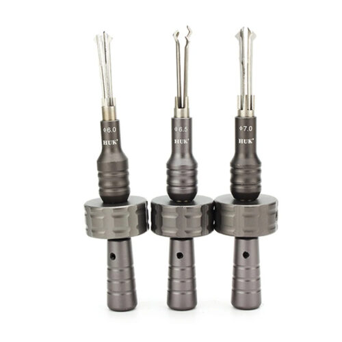 HUK adjust Cross lock pick 4 head includes 6.0;6.5;7.0 Type