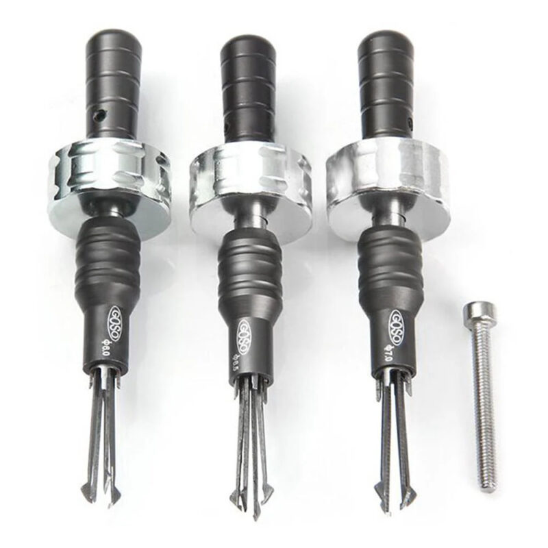 Goso adjust Cross lock pick 4 head includes 6.0;6.5;7.0 three model