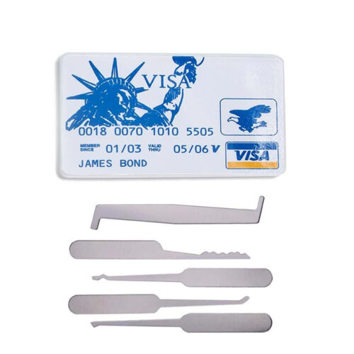 5pcs Credit Card Lock Pick Set
