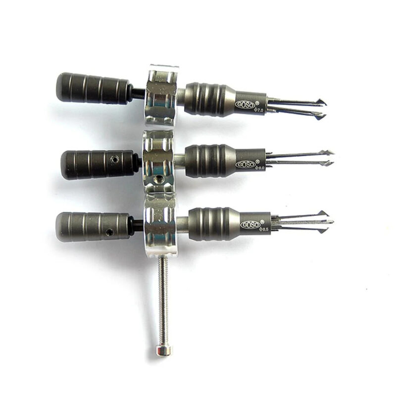 Goso adjust Cross lock pick 4 head includes 6.0;6.5;7.0 three model
