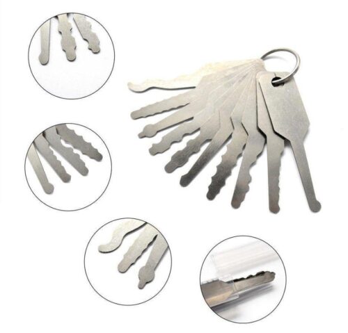 Auto Jigglers / Jiggler Keys 10PCS Full Set