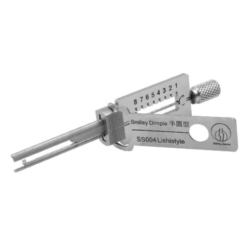 Lishi Style 2IN1 Tool FOR Smiley Dimple Lock SS004