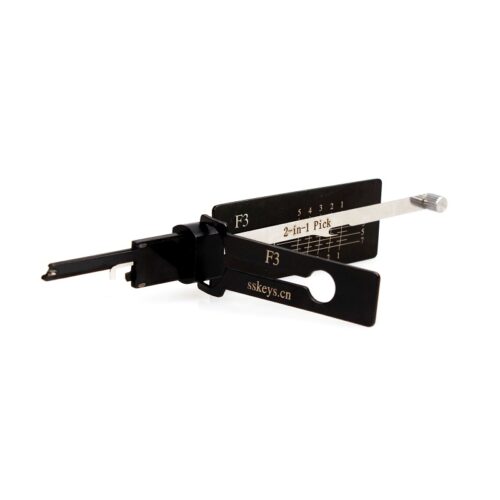 Lishi Style 2IN1 Tool F3 Lock SS306