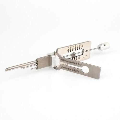 Lishi Style 2IN1 Tool  FOR MULTL  LOCK  GARRISON 7×7 lock  SS324