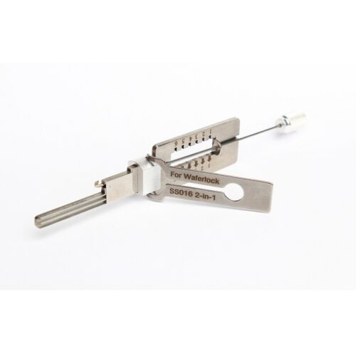 Lishi Style 2IN1 Tool  FOR Wafer  Lock SS316