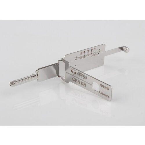 Lishi Style 2IN1 Tool  FOR CES KB Lock  SS355