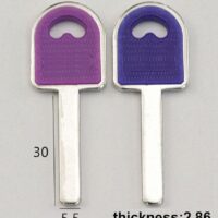 100PCS/LOT Color Handle Key Blanks for Padlock  Key Blanks