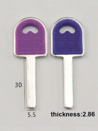 100PCS/LOT Color Handle Key Blanks for Padlock  Key Blanks
