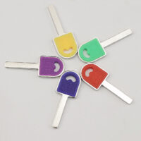 100PCS/LOT Color Handle Key Blanks for Padlock  Key Blanks