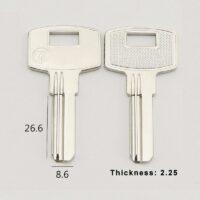 100 PCS/LOT Common household blank key blank  FAV1D key blanks Suitable for AB slot key blanks