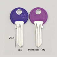 100PCS/LOT Color handle key blanks for Guli ball key blanks