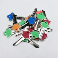 100PCS/LOT Color Handle Key Blanks for SC1 Key Blanks