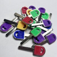 100PCS/LOT Color Handle Key Blanks for Padlock  Key Blanks