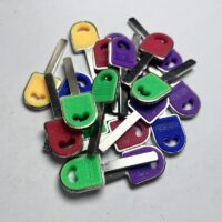 100PCS/LOT Color Handle Key Blanks for Padlock  Key Blanks