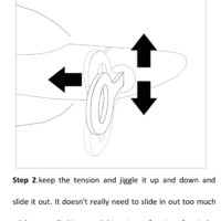 7IN1 Lock Pick Tool Jiggler Keys for VAG HU66/HU92