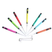 KLOM Premium 7in1 Hook Pick Set (Colorful Handle)