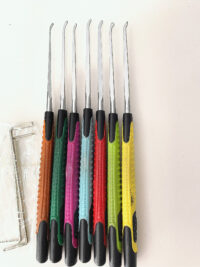 KLOM Premium 7in1 Hook Pick Set (Colorful Handle)