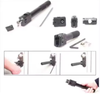 LOCKSMITHOBD 2in1 Heavy Duty with Puller Tool Wrench AB Lock Core AB Lock Cylinder Remover Tool Set Professional Locksmith Barrel Breaking