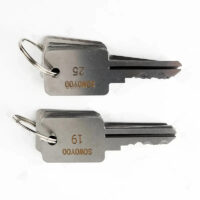 LOCKSMITHOBD 48 In 1 Locksmith Tools Lock Keys Set for Bull Head Lock for S Groove Lock