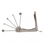 5 in 1 GOSO Foldable 5 PCS Lock Pick Set Opener tool