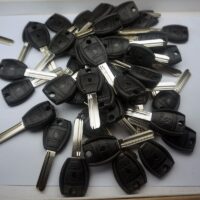 100 PCS/LOT  Color-Coded House Key Blanks with AB Grooves for Home Door Locks