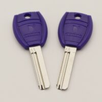 100 PCS/LOT  Color-Coded House Key Blanks with AB Grooves for Home Door Locks