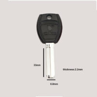 100 PCS/LOT  Color-Coded House Key Blanks with AB Grooves for Home Door Locks