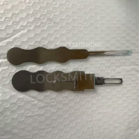 1PCS New Arrived Full Stainless Steel Btype Flat HU66 Lock Pick Tool Fast Open Repair Car Lock Tool ,Auto Inner Groove Tool and Repair