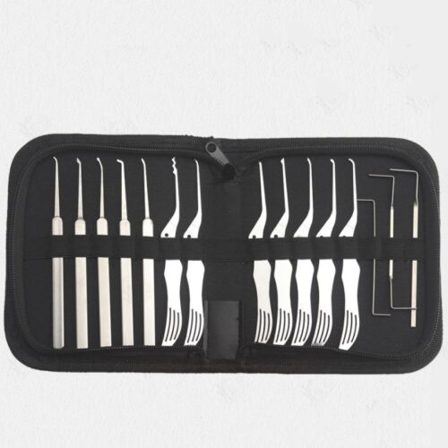 HONEST 15pc/lot lock pick bag