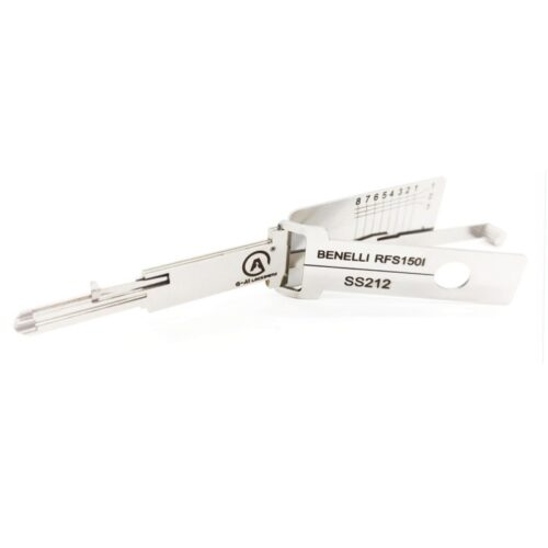 Lishi Style 2IN1 Tool FOR BENELLI RFS150I  SS212 2IN1 Tool