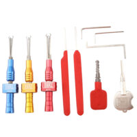 HONEST Colorful Cross-Key Lock Pick Set
