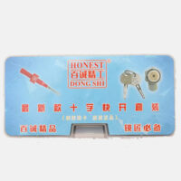 HONEST Colorful Cross-Key Lock Pick Set